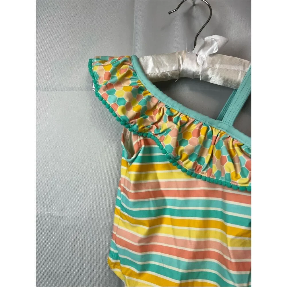 Matilda Jane Lollipop lines Swimsuit NWOT size 2